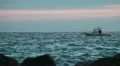 A little fishing boat HD Footage