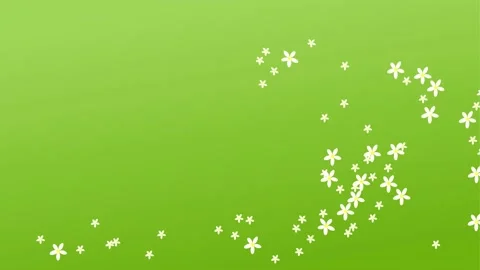 Little flowers effect background and 2d animation 스톡 동영상 218459784