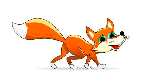 Little fox Stock Illustration