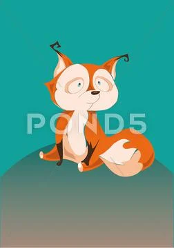 Little fox Stock Illustration
