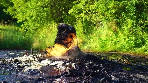 Little funny Volcano Stock Footage 170782405