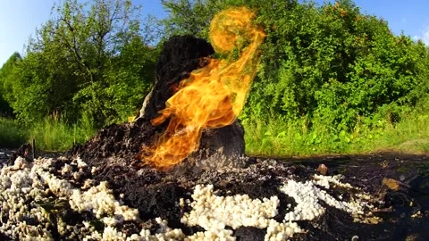 Little funny Volcano Stock Footage 170782624