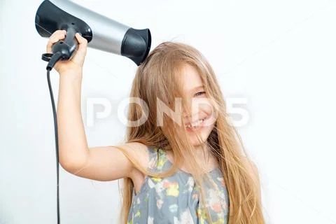 Little girl hair top dryer