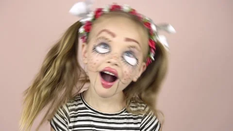 baby doll halloween makeup