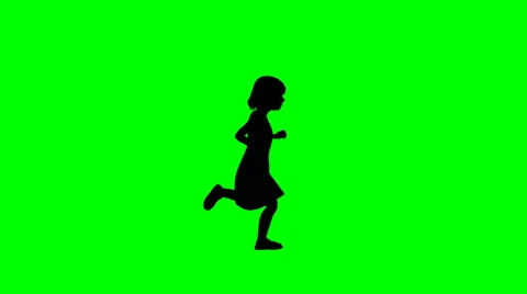 Roblox Girl Running Green Screen Overlay Motion Graphics 4K 30fps Copyright  Free 