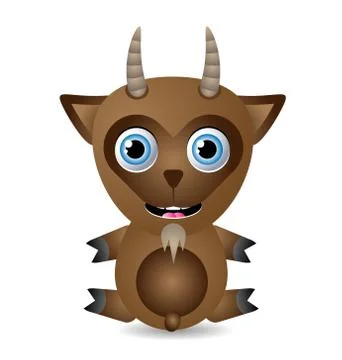 Little goat Stock Illustration