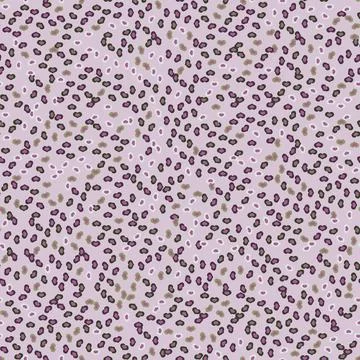Little hearts leopard seamless vector pattern Stock Illustration