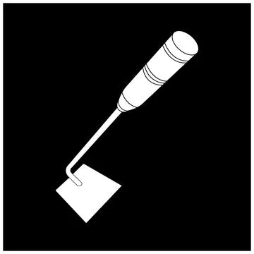 Little hoe icon design template Stock Illustration