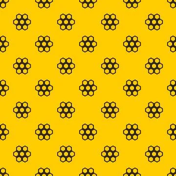 Little honeycomb pattern vector 스톡 일러스트