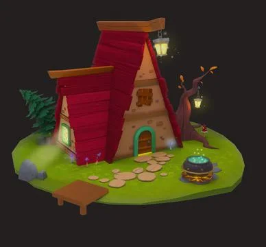 Little-house Stock Illustration