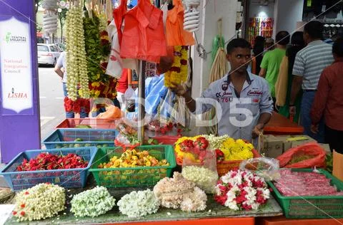 Little India, Singaporean Stock Photos