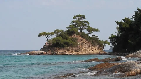 Little island Stock Footage 30683038