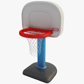 Little Kids Basketball Hoop 3D Model