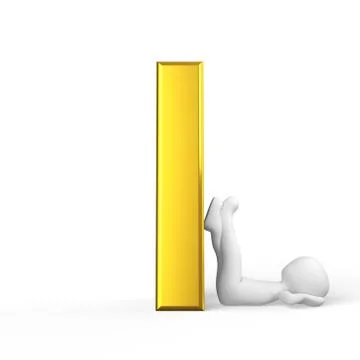 Little l Stock Illustration