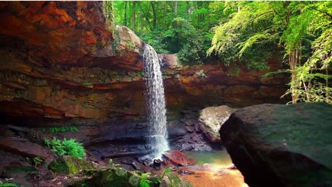 Little Lake Superior Waterfall Loop Stock Footage 243390866