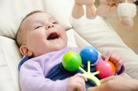 Little laughs Stock Photos