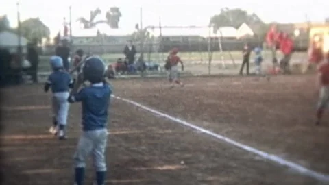 Little League baseball game Stock Footage 194516524