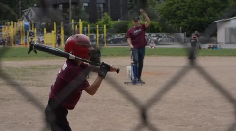 Little league batter Stock Footage 66512846