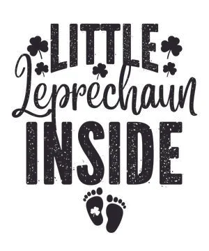Little Leprechaun Inside Stock Illustration