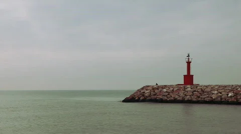 Little lighthouse 库存影片 660992