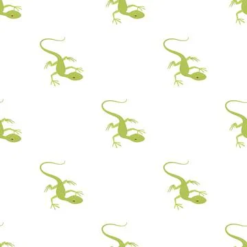 Little lizard pattern seamless vector Stockillustratie