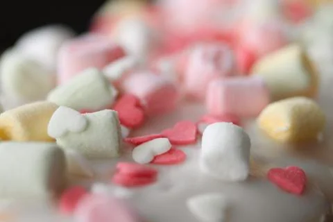 Little marshmallows. Foto stock