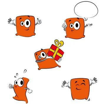 Little mascot Stock Illustration