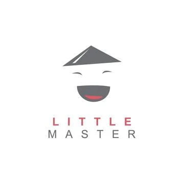 Little master tradition logo design Stock Illustration