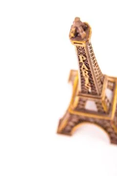 Little model of Eiffel Tower Stock Photos