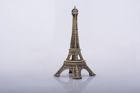 Little model Eiffel Tower 스톡 사진