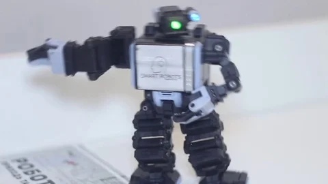 Little modern robot Stock Footage 81789282