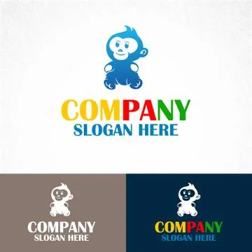 Little mongkey Stock Illustration
