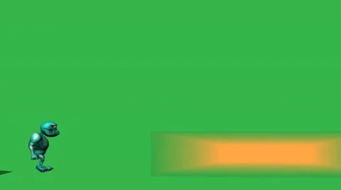 Little Monster, Lower Thirds with Greenscreen Video stock 12256795