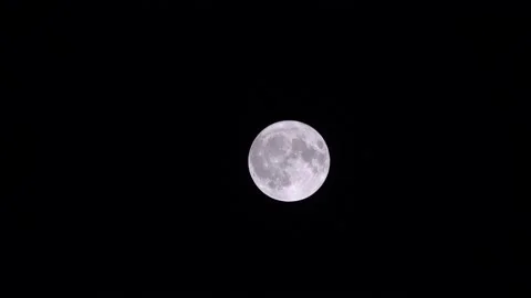Little moon in the starry sky Stock Footage 147508775