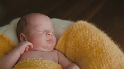Little Newborn Baby Boy 動画素材 59162161