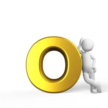Little o Stock Illustration