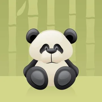 Little panda Stock Illustration