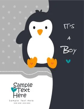 Little penguin vector Stock Illustration
