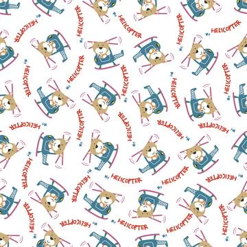 Little pilot cartoon Stock Illustration