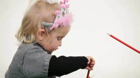 Little princess Stock Footage 35120649