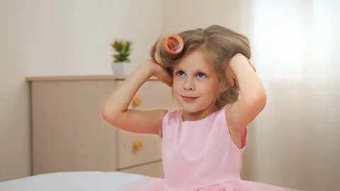 Little princess Stock Footage 91394622