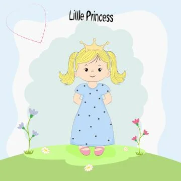 Little Princess Stock Illustration
