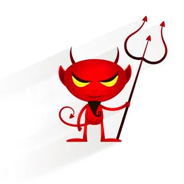 Little Red Devils set, vector 스톡 일러스트