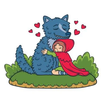 Little Red Riding Hood. Stock Illustration