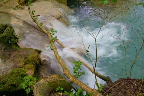Little river splash Stock Photos