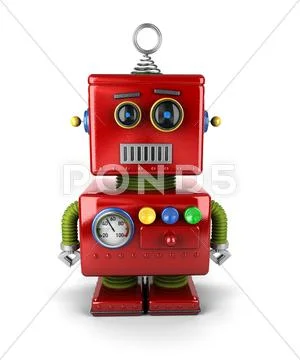 Little robot Stock Illustration