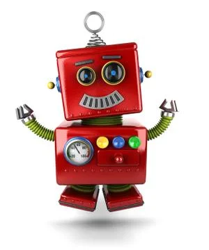 Little robot Ilustração Stock