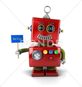 Little robot Stock Illustration