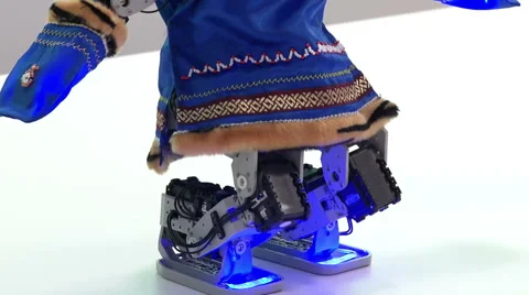A Little Robot - Toy Dancing Stock Footage 64840002