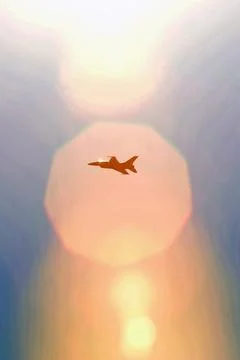 LITTLE ROCK AIR FORCE BASE, Ark. -- An Air Force Thunderbird fly s over Li... Stock Photos